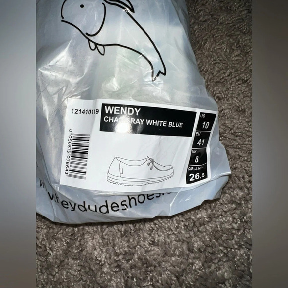 NWT Women’s Wendy Chambray Hey Dudes - Picture 8 of 12